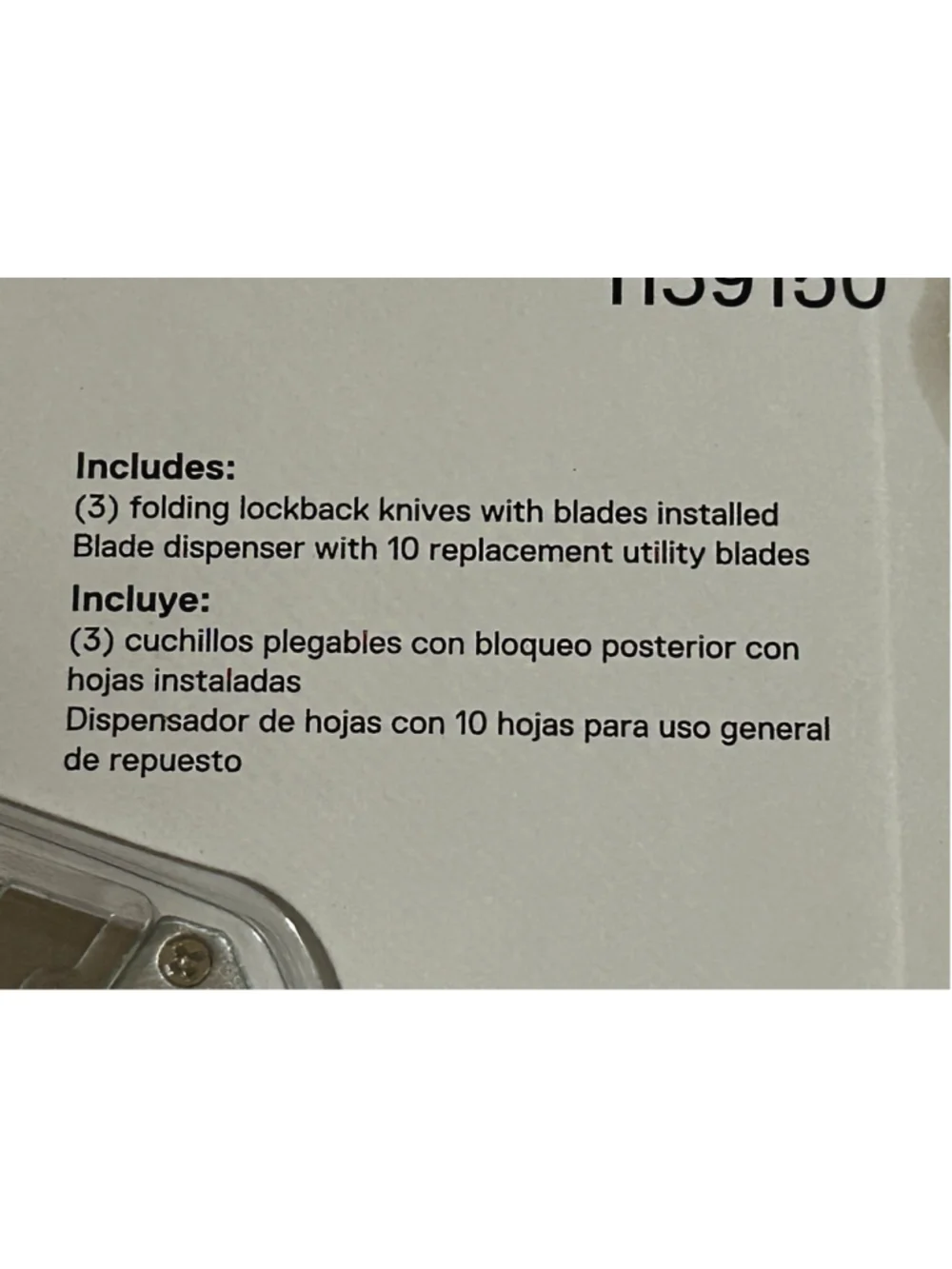 Kobalt Folding Lockback Knife Set Three Knives with Blades Installed